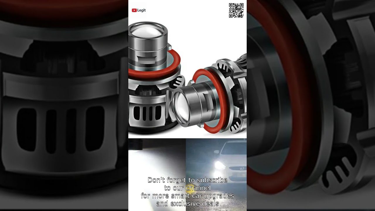 🚗 Super Bright LED Headlights Upgrade! 