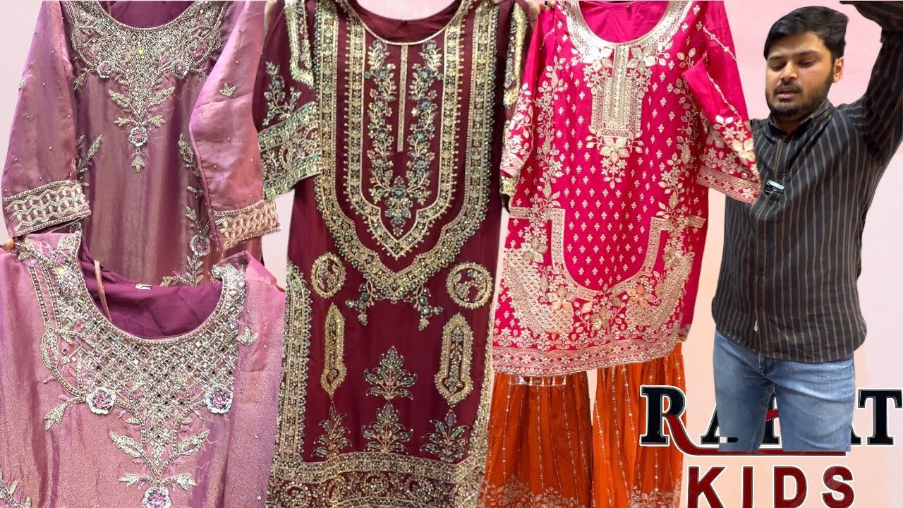 Unveiling the Glam:Stunning Eid Collection Full-Size Ethnic|Burj Khalifa|Plazo|Kurti,|Farshi Shalwar