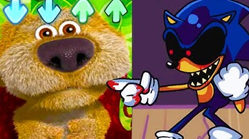 BEN React to Sonic All Characters | FNF MEME Playground test