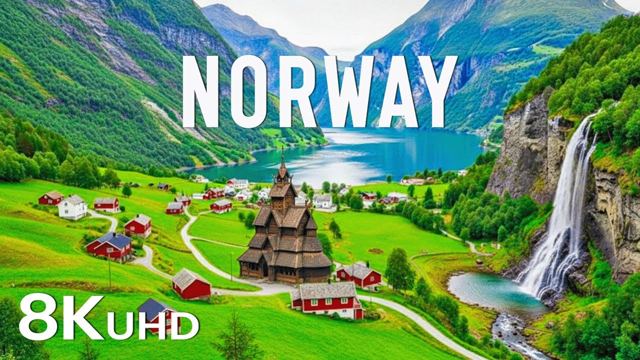 Norway 8K | Most Beautiful Nature – Breathtaking Fjords, Hidden Villages & Mirror-like Lakes