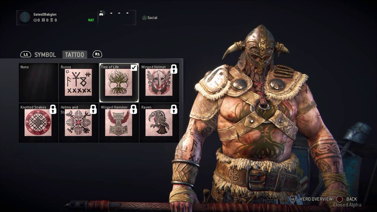 FOR HONOR Alpha - Character Customization