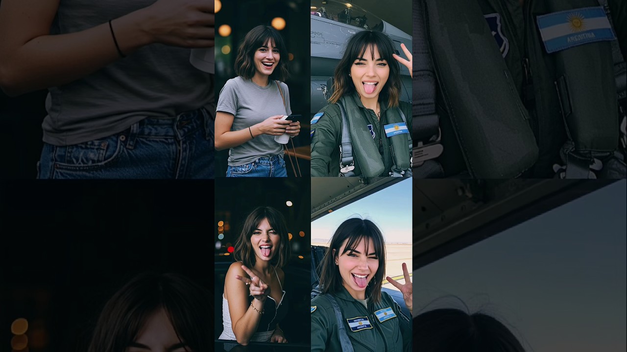 The Most World Beautiful F16 Pilot 😍