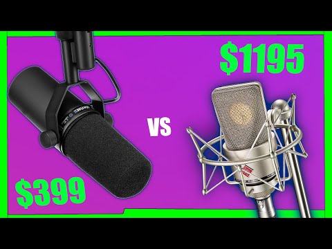 Shure SM7B vs Neumann TLM 103 (Melodic & Rap Vocals)