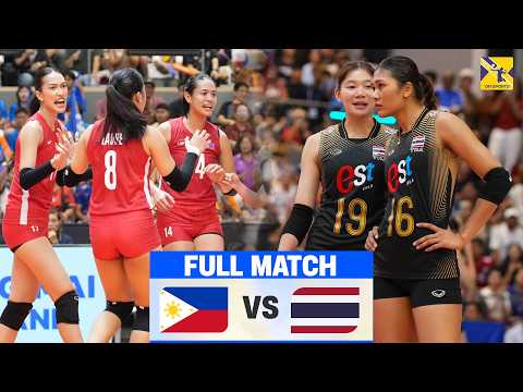 🔴FULL | PHILIPPINES vs. THAILAND | Solomon vs. Chatchu-on - Women's Volleyball