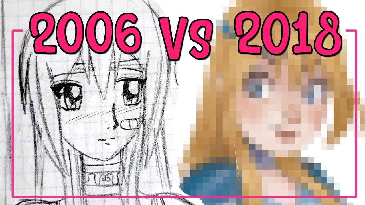 DRAW THIS AGAIN CHALLENGE - 2006 VS 2018 | MILI KOEY - YouTube