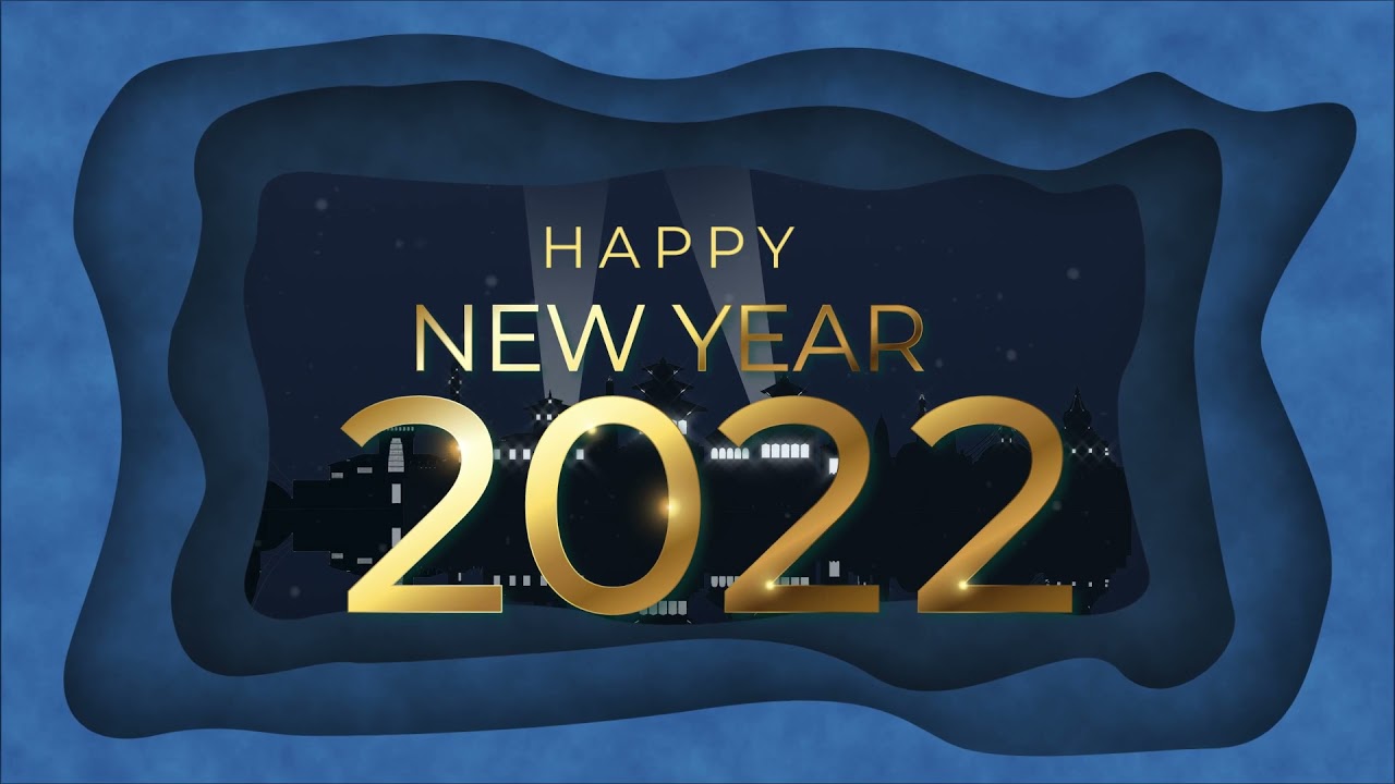 Happy New Year 2022 Animated Greeting