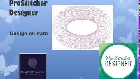 Pro-Stitcher Designer - Design on Path