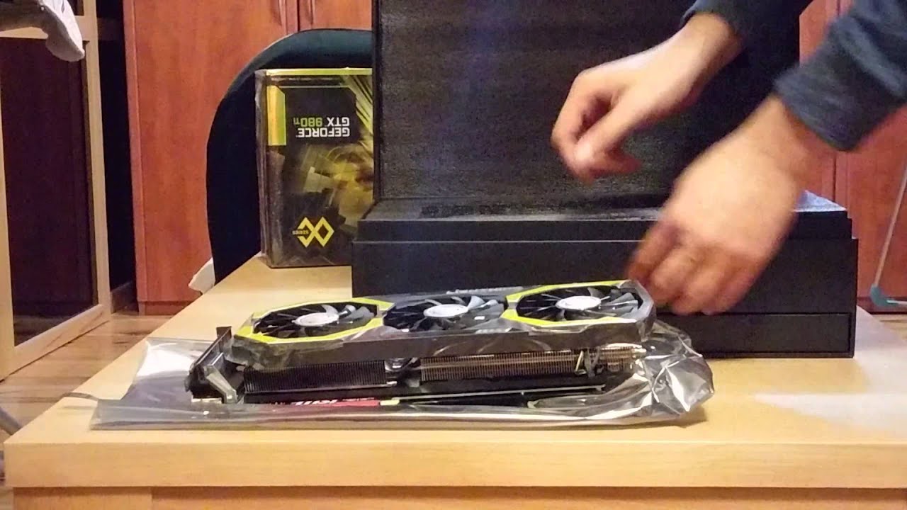 MSI GeForce GTX 980 Ti LIGHTNING 6GB Unboxing