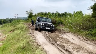 Thar mud off-roading || Rain and mud || off-roading