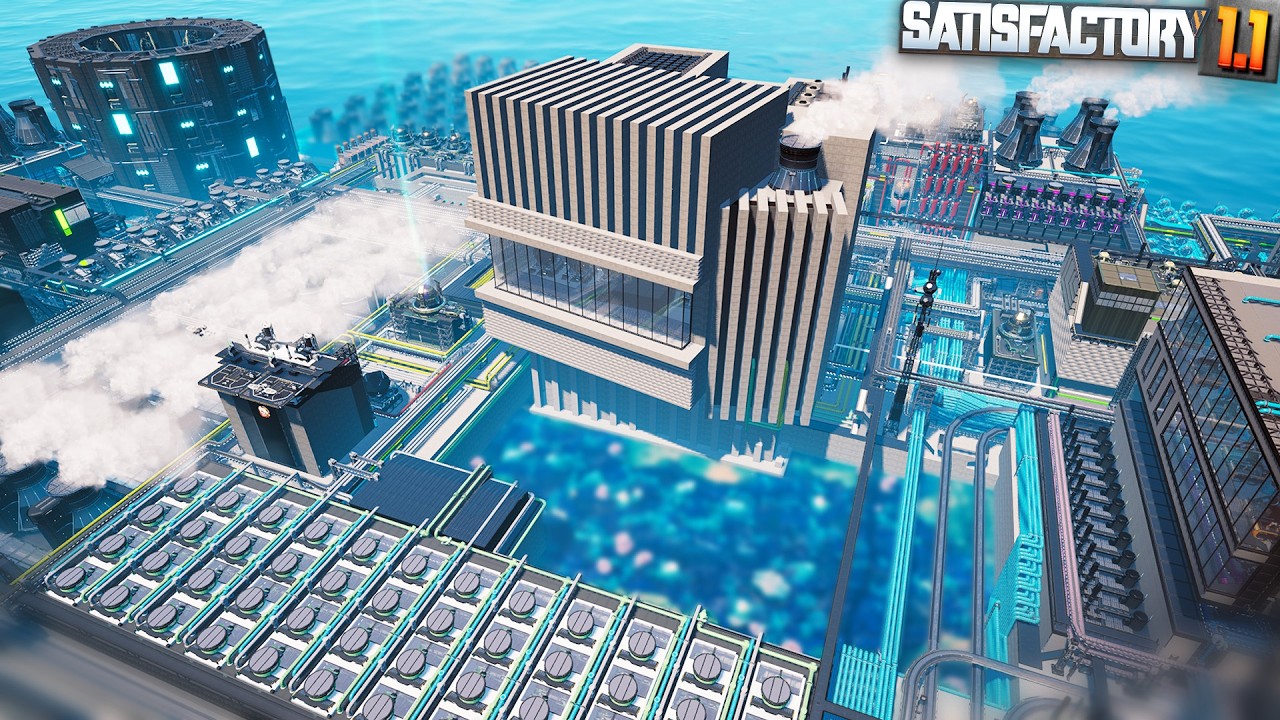 The Nuclear Power Plant is DONE! - Satisfactory 1.1