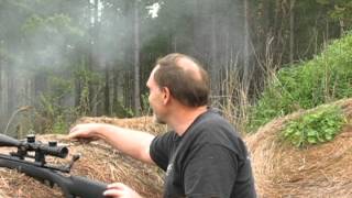 55 Gallon Barrel obliterated by 1 pound of Southern Thunder
