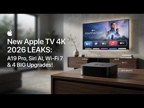 New Apple TV 4K 2026 LEAKS: A19 Pro, Siri AI, Wi-Fi 7 & 4 BIG Upgrades!