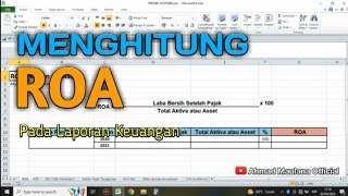 How To Calculate Roa Return On Ets In Financial Reports