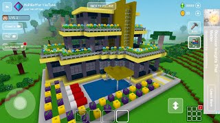 Block Craft 3D: Crafting Gameplay #4917 | Swimming  Pool 🏊‍♂️ House 🏠  screenshot 5