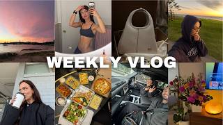 weekly vlog | weekend on the gold coast, 6 weeks out bodybuilding update, online coaching & hauls