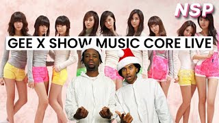 Girls' Generation 소녀시대 'Gee' MV + Performance - 소녀시대 - 지 @ Show Music Core Live| Reaction