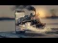 How to make 3d pop out locomotive effect in photoshop cc