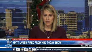 Matt Lauer Fired from Today Show