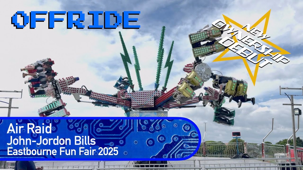 Air Raid - John-Jordon Bills (Offride) @ Eastbourne Fun Fair 2025 - YouTube