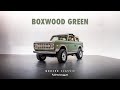Boxwood Green with Vintage Stripes | Modern Classic by Vintage
