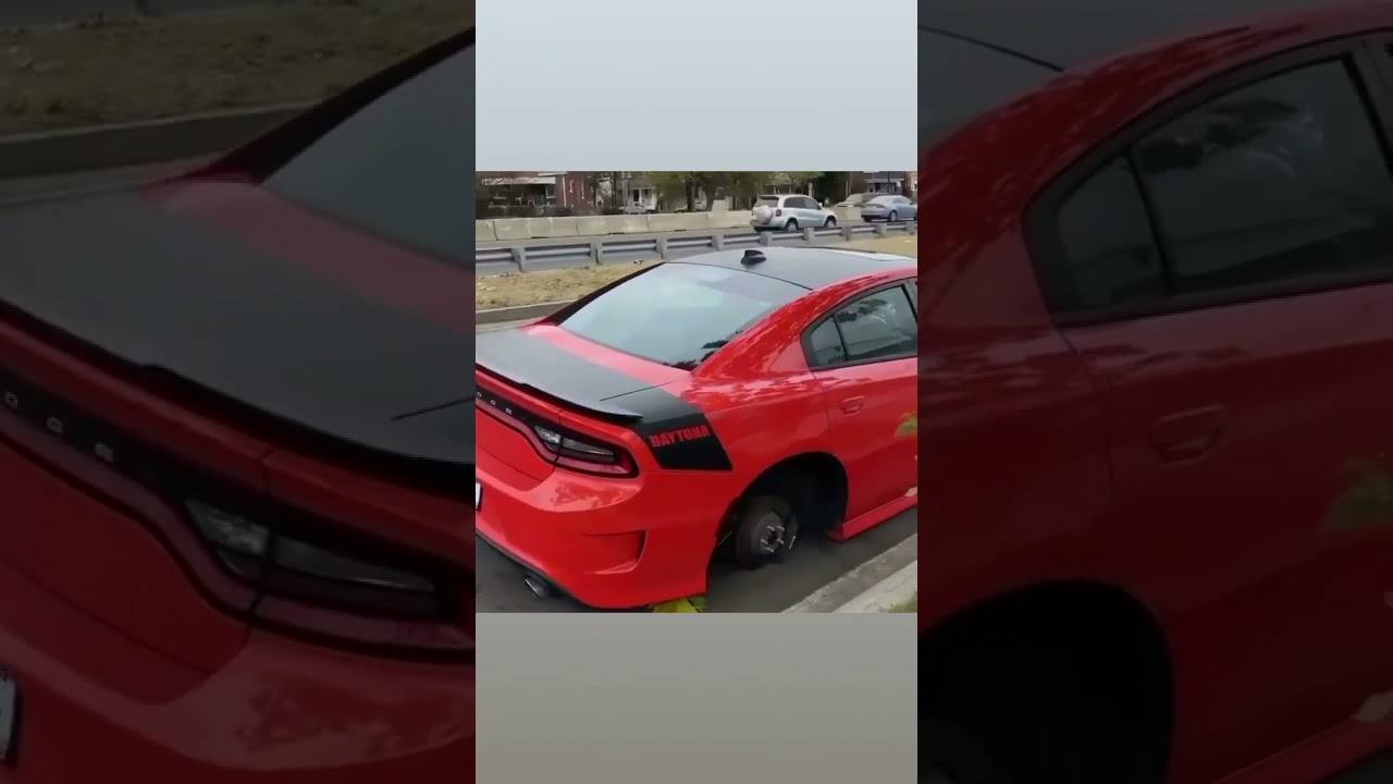 Hellcat gets stripped an engine stolen