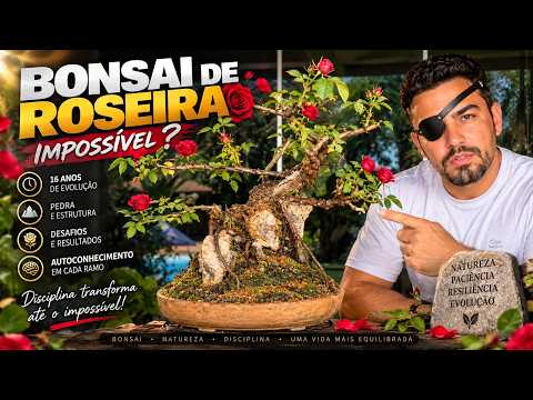 IS ROSE BONSAI POSSIBLE? 🌹 16 YEARS of Evolution Over Rock!