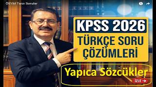 KPSS 2026 TURKISH; KPSS TURKISH PREP QUESTIONS; WORD STRUCTURE TYPES; Simple, Derived, Compound KPSS 2026 TURKISH; KPSS TURKISH PREP QUESTIONS; WORD STRUCTURE TYPES; Simple, Derived, Compound