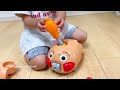 まーちゃんが遊ぶ アンパンマン くみたてDIY とびだせノーズパンチ! ねじねじアンパンマンごう