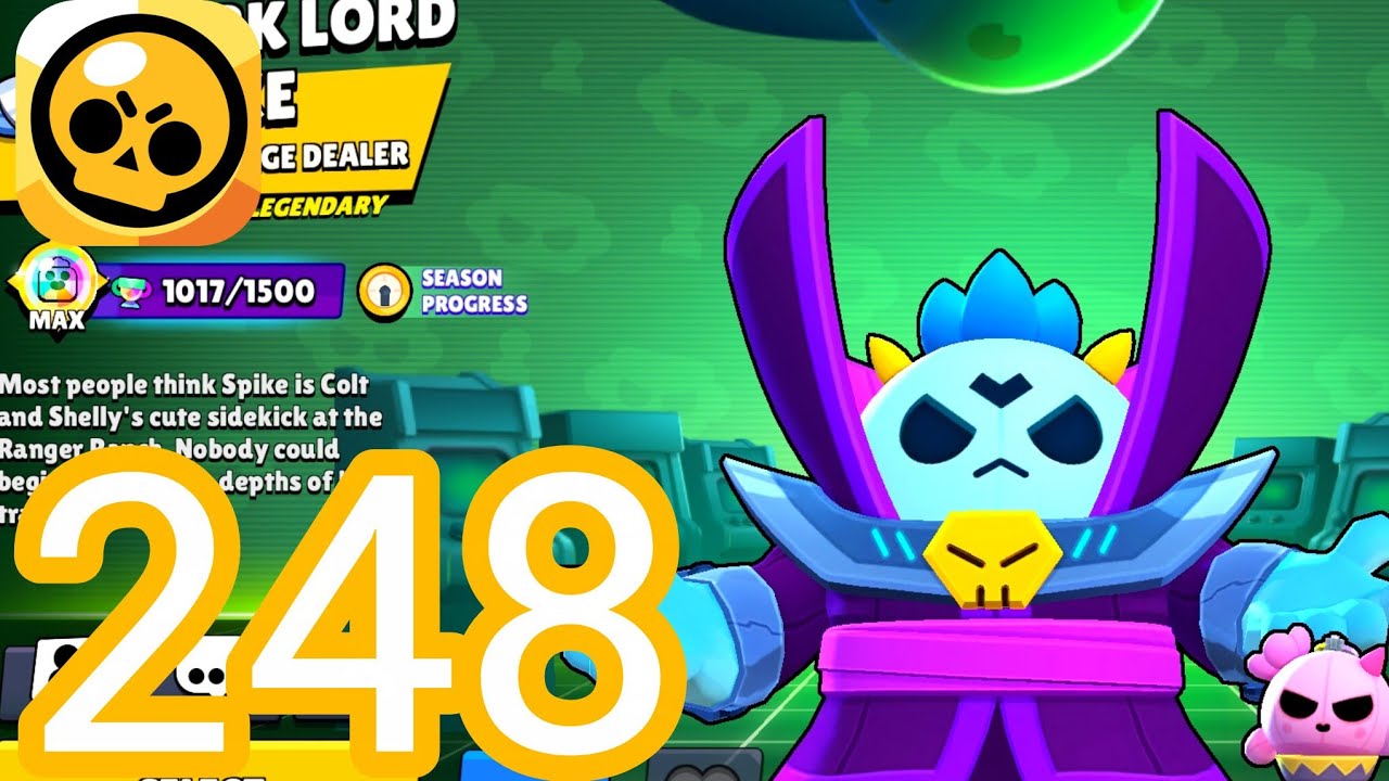 Brawl Stars - Gameplay Walkthrough Part 248 - Dark Lord Spike (Android & IOS)