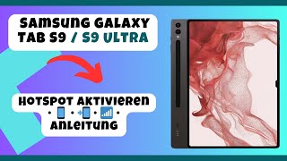 Samsung Galaxy Tab S9 / S9 Ultra - HotSpot aktivieren • ? • ? • ? • Anleitung