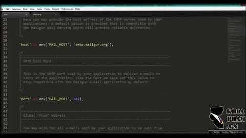 Bài 107- Hướng Dẫn Cấu Hình Gmail Và Mail Trong Laravel 5 - Lập Trình Laravel