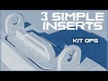 Blender 3D Timelapse - Making 3 SIMPLE inserts for Kit Ops