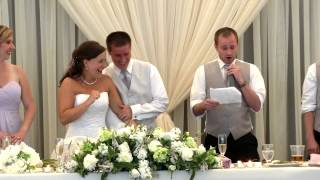Best Man Sings and Raps His Wedding Toast
