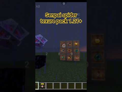 senpai spider texure pack Review 1.21+