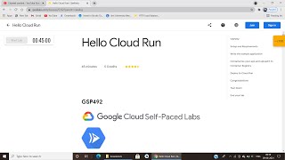 Qwiklabs   Hello Cloud Run GSP492