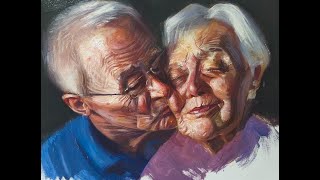 Oil Figure Technique Sharing-Painting An Elderly Couple