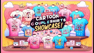 Happy Valentine's Day with Cute Cartoon Couple Shirts 💖 screenshot 5