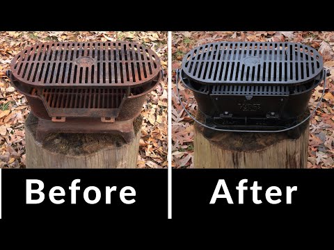 Cast Iron Grill Restoration