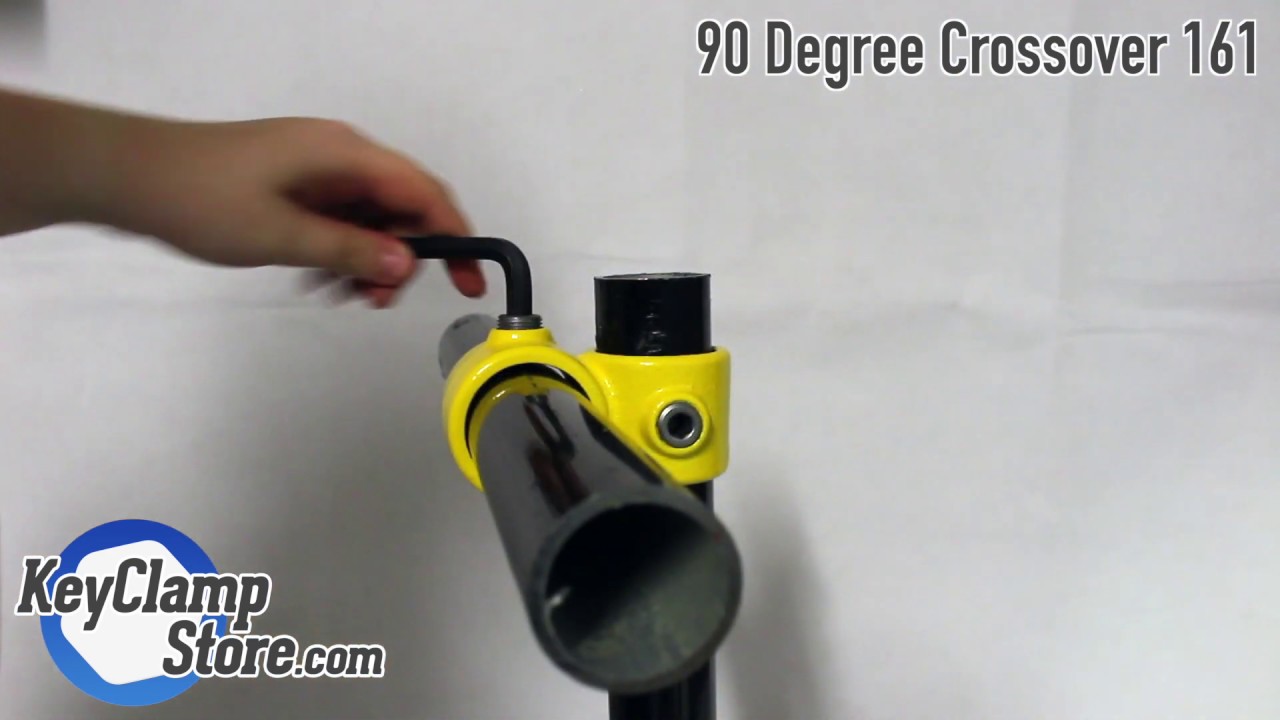Key Clamp Fitting Example - 90 Degree Crossover 161