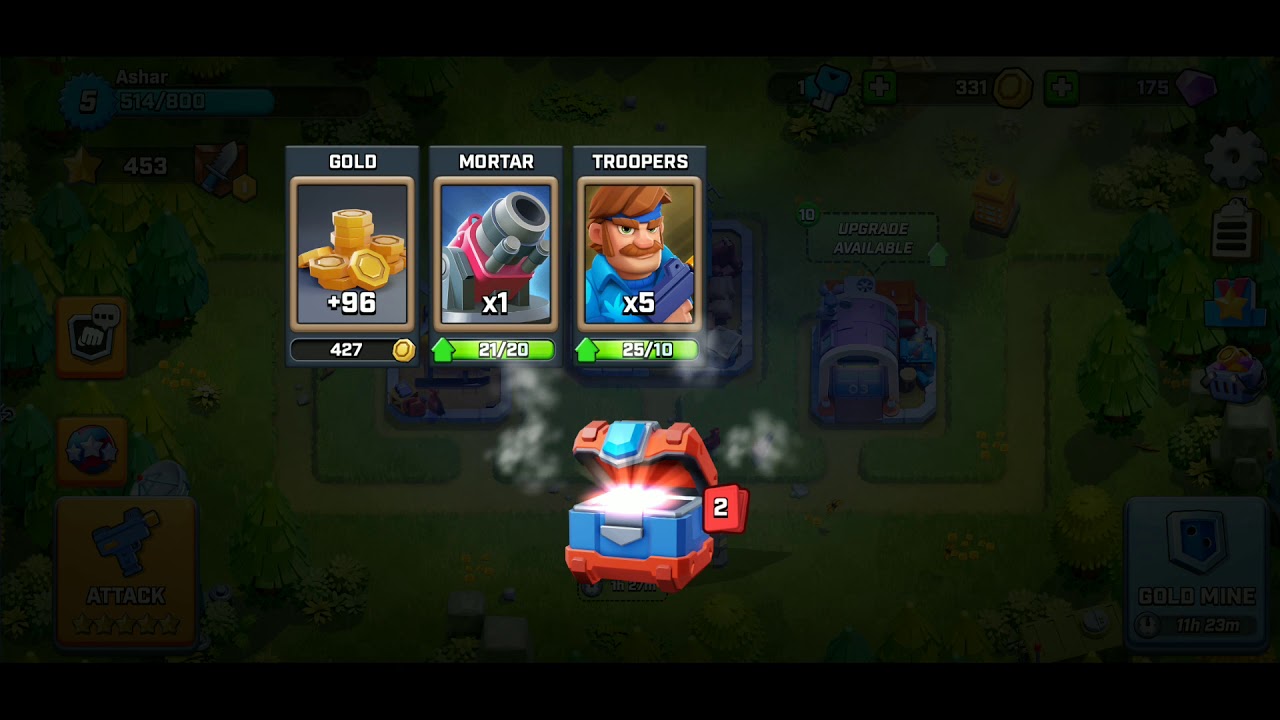 Opening a Defence Box | Rush Wars