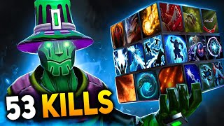 53 Kills Rubick Mid lane - Insane Spells Steal with Dagon | Dota 2 Gameplay