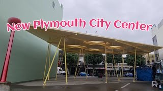 Walking Around New Plymouth City Center in Morning, 2023