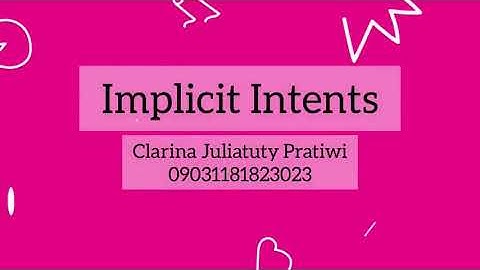 02.3 Implicit Intents - Codelab