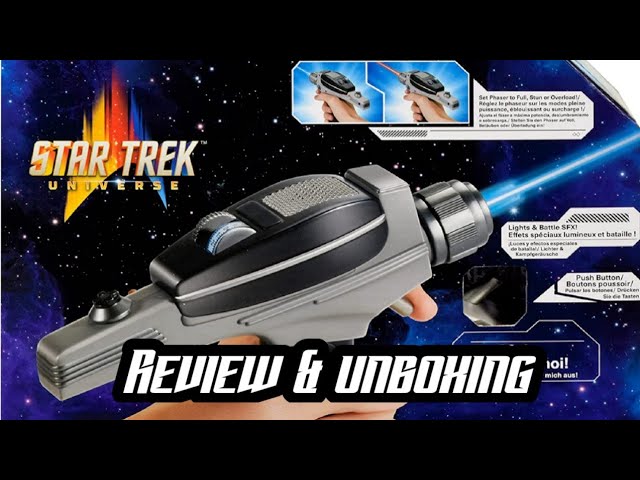 Playmates Star Trek classic Phaser (2022) unboxing & review - YouTube