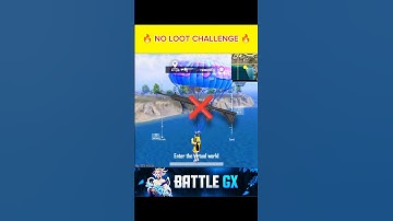 NO LOOT CHALLENGE IN BGMI #bgmi #pubg #gaming #shorts