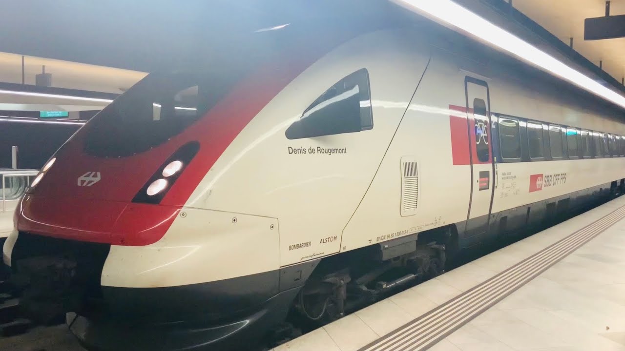 Ausfahrt des IR36 in Zürich HB auf Gleis 33 - YouTube