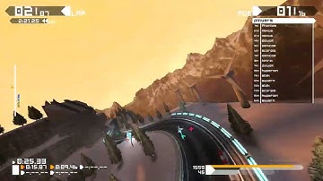 BallisticNG - Zephyr Climb - Single Race - Custom Speed