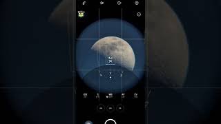 モバイル＆amp;による月のズーム望遠鏡|ハーフムーン|説明の完全なビデオリンク