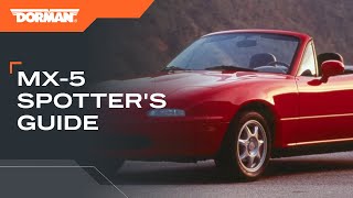 How to identify a Mazda Miata, from NA to ND