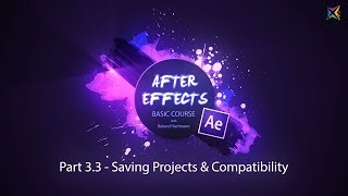 After Effects Basic Course - 3.2 Save Projects
